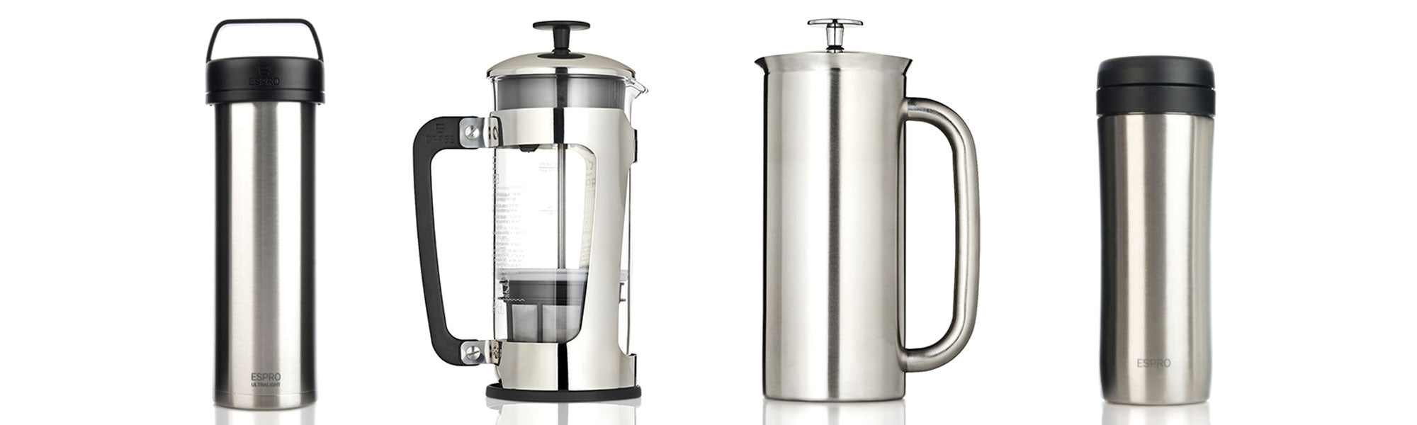 Espro P0 Ultralight Travel Coffee Press - White