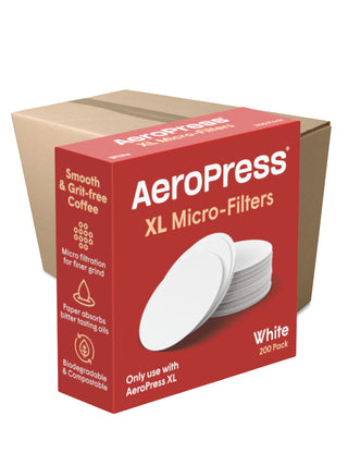 Photo of AeroPress XL Microfilters (200-Pack) ( 80 Units 1 Case ) [ AeroPress ] [ Paper Filters ]