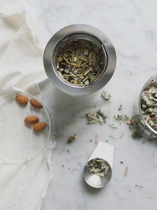 KINTO LEAVES TO TEA Cup with Strainer (260ml/8.8oz)