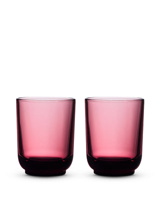 Photo of FELLOW Pirch Latte Glass (325ml/11oz) ( Garnet 2-Pack ) [ Fellow ] [ Coffee Glasses ]