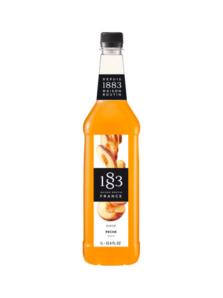 Photo of 1883 Peach Syrup (1000ml/33.8oz) ( Default Title ) [ 1883 ] [ Syrup ]