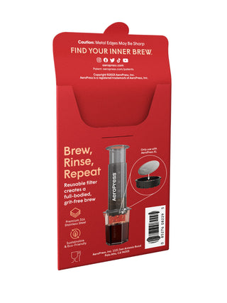 Photo of AeroPress XL Stainless Steel Reusable Filter ( ) [ AeroPress ] [ Metal Filters ]