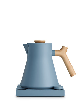 Photo of FELLOW Corvo EKG Pro Electric Kettle (120V) ( Pro Hazy Blue and Maple ) [ Fellow ] [ Kettles ]