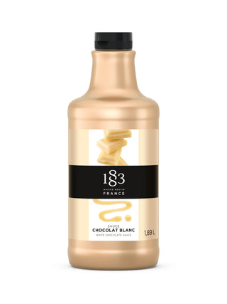 Photo of 1883 White Chocolate Sauce (1890ml/63.9oz) (2-Pack) ( ) [ 1883 ] [ Sauce ]