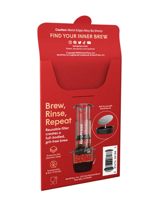 Photo of AeroPress Stainless Steel Reusable Filter ( ) [ AeroPress ] [ Metal Filters ]