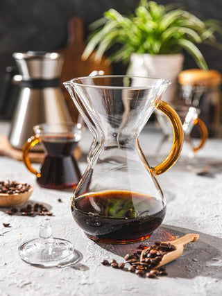 Photo of CHEMEX® Six Cup Glass Handle ( ) [ Chemex ] [ Pourover Brewers ]