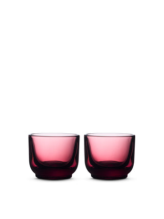 Photo of FELLOW Pirch Espresso Glass (88ml/3oz) ( Garnet 2-Pack ) [ Fellow ] [ Coffee Glasses ]
