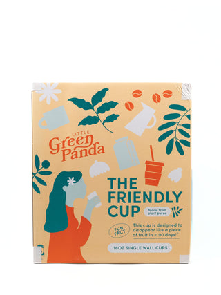 Photo of LITTLE GREEN PANDA Home Compostable Paper Cup (⌀90mm) (1000-Pack) ( ) [ Little Green Panda ] [ Single Use Cups ]