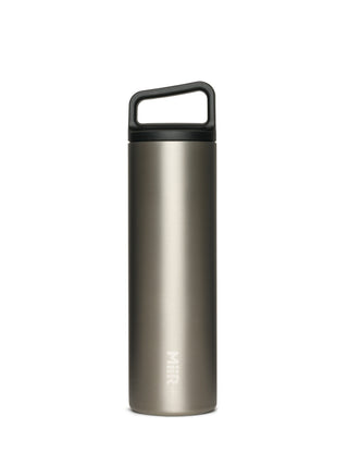 Photo of MiiR Climate+ Wide Mouth Bottle (591ml/20oz) ( Silver ) [ MiiR ] [ Hydration Bottles ]
