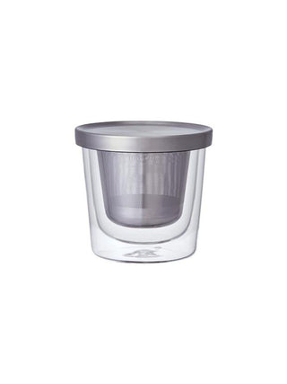 KINTO LEAVES TO TEA Cup with Strainer (260ml/8.8oz)