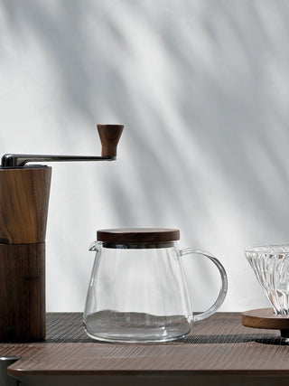 Photo of HARIO Coffee Server (600ml/20.29oz) (Walnut) ( ) [ HARIO ] [ Decanters ]