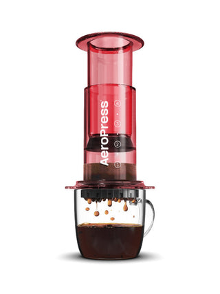 Photo of AeroPress Clear Coffee Maker ( Red 1 Unit ) [ AeroPress ] [ Press Brewers ]