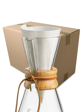 Photo of CHEMEX® Half Moon Filters (100-Pack) ( 12 Units (1 Case) ) [ Chemex ] [ Paper Filters ]