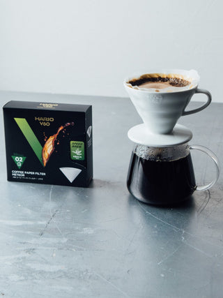 Photo of HARIO METEOR V60-02 Abaca Speed Filters (50-Pack) ( ) [ HARIO ] [ Paper Filters ]