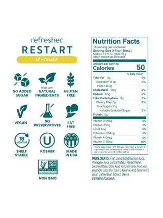 SmartFruit Restart Refresher (1419.53ml/48oz) (Lemonade)