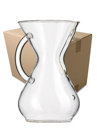 Photo of CHEMEX® Six Cup Glass Handle ( Clear 6 Units (1 Case) ) [ Chemex ] [ Pourover Brewers ]