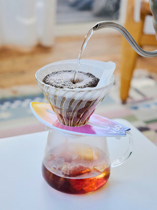 Photo of Hario V60-02 "Surfboard" Dripper (Glass) ( ) [ HARIO ] [ Pourover Brewers ]