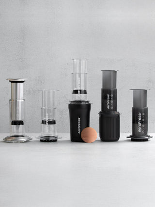 Photo of AeroPress Gold Tone Reusable Filter (Titanium-Coated) ( ) [ AeroPress ] [ Metal Filters ]