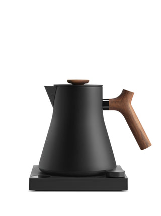 Photo of FELLOW Corvo EKG Pro Electric Kettle (120V) ( Pro Matte Black and Walnut ) [ Fellow ] [ Kettles ]