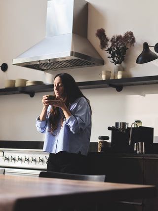 Photo of FELLOW Pirch Cappuccino Glass (192ml/6.5oz) ( ) [ Fellow ] [ Coffee Glasses ]