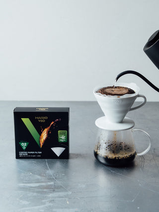 Photo of HARIO METEOR V60-02 Abaca Speed Filters (50-Pack) ( ) [ HARIO ] [ Paper Filters ]