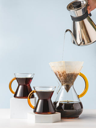 Photo of CHEMEX® Six Cup Glass Handle ( ) [ Chemex ] [ Pourover Brewers ]