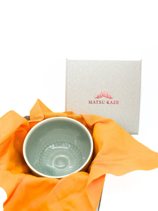 Photo of MATSU KAZE TEA Matcha Bowl Seto - Kannyu Sui ( ) [ Matsu Kaze Tea ] [ Tea Equipment ]