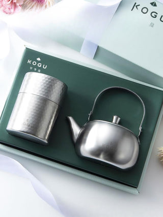 Photo of KOGU 2-Piece Tea Set (Kyusu Teapot + Tea Canister) ( ) [ KOGU ] [ Tea Equipment ]