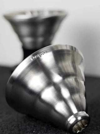 Photo of HARIO V60-02 SWITCH Immersion Dripper (200ml/6.76oz) (Stainless Steel) ( ) [ HARIO ] [ Steep and Release Brewers ]
