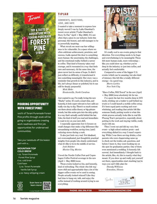 Photo of Barista Magazine LIMIT ONE ( ) [ Eight Ounce Coffee ] [ Books ]