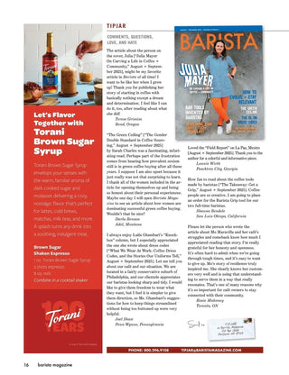 Photo of Barista Magazine LIMIT ONE ( ) [ Eight Ounce Coffee ] [ Books ]