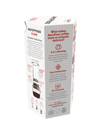 Photo of AeroPress Clear Coffee Maker ( ) [ AeroPress ] [ Press Brewers ]