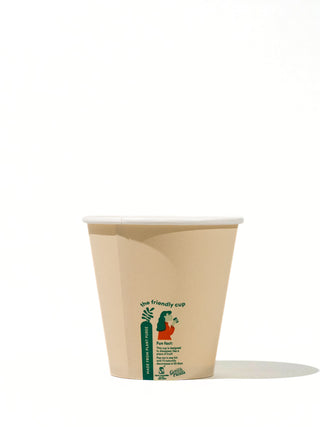 Photo of LITTLE GREEN PANDA Home Compostable Paper Cup (⌀90mm) (1000-Pack) ( 8oz (236ml) ) [ Little Green Panda ] [ Single Use Cups ]