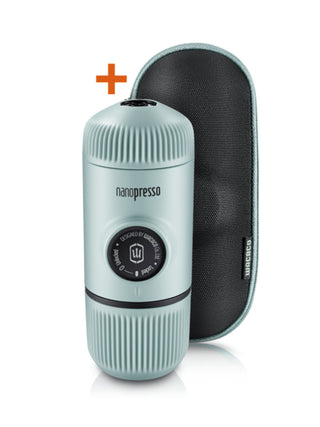 Photo of WACACO Nanopresso + Protective Case ( Arctic Blue Single Unit ) [ Wacaco ] [ Espresso Machines ]