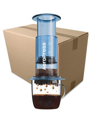 Photo of AeroPress Clear Coffee Maker ( Blue 5 Units 1 Case ) [ AeroPress ] [ Press Brewers ]