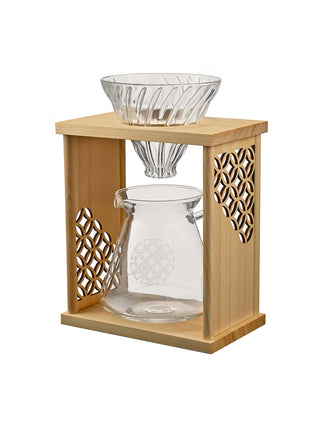 Photo of HARIO AYA Shippō Drip Stand Set ( Natural ) [ HARIO ] [ Coffee Kits ]