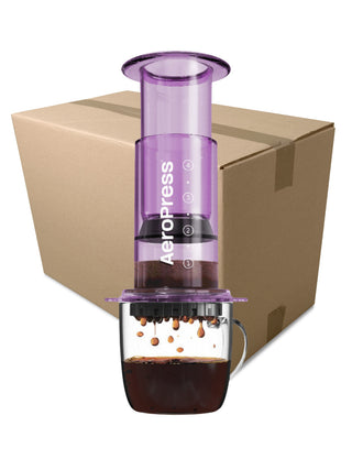 Photo of AeroPress Clear Coffee Maker ( Purple 5 Units 1 Case ) [ AeroPress ] [ Press Brewers ]