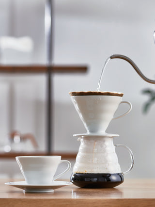 Photo of HARIO V60-02 Dripper (Ceramic) ( ) [ HARIO ] [ Pourover Brewers ]