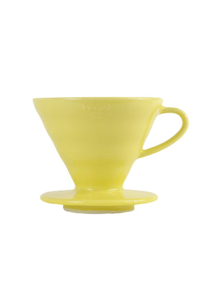 Photo of HARIO V60-02 Dripper (Ceramic) ( Lemon Yellow ) [ HARIO ] [ Pourover Brewers ]