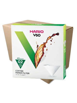 Photo of HARIO V60-02 Filters (40-Pack) ( 240 Units (1 Case) White ) [ HARIO ] [ Paper Filters ]