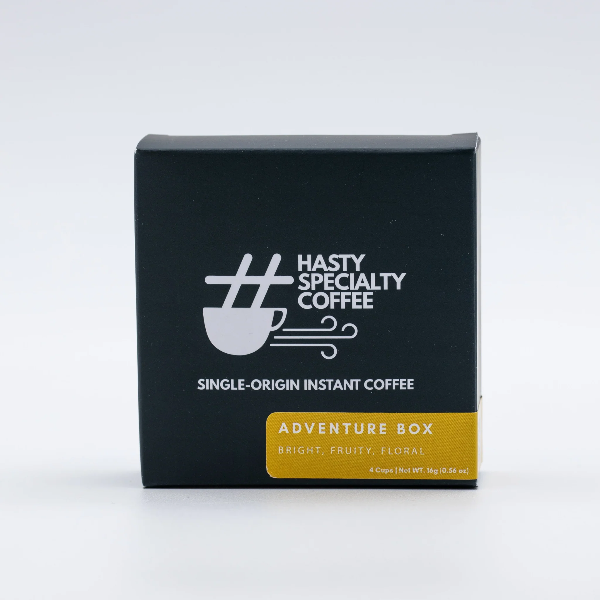 Photo of Hasty Instant Specialty Coffee - Adventure Box: Kenya, Washed (4-Pack) ( Default Title ) [ Hasty Coffee ] [ Coffee ]