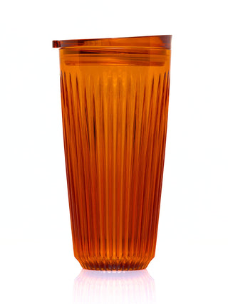 Photo of HUSKEE Renew Cup + Lid (16oz/473ml) ( Amber ) [ Huskee ] [ Coffee Cups ]