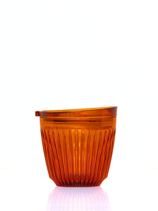 Photo of HUSKEE Renew Cup + Lid (6oz/177ml) ( Amber ) [ Huskee ] [ Coffee Cups ]