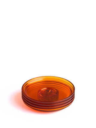 Photo of HUSKEE Renew Espresso Saucer (3oz/88ml) (4-Pack) ( Amber ) [ Huskee ] [ Saucers ]