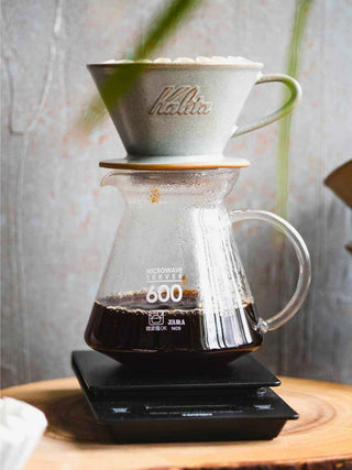 Photo of KALITA Wave 185 MINO Pottery Dripper ( ) [ Kalita ] [ Pourover Brewers ]