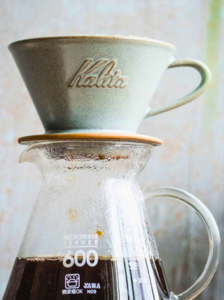 Photo of KALITA Wave 185 MINO Pottery Dripper ( ) [ Kalita ] [ Pourover Brewers ]