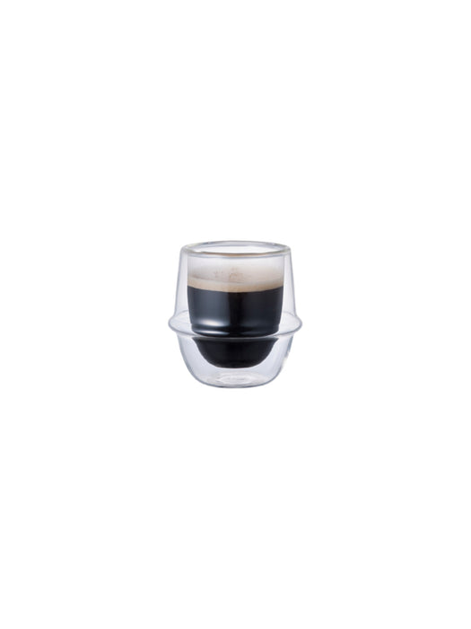 Photo of KINTO KRONOS Double Wall Espresso Cup (80ml/2.7oz) ( ) [ KINTO ] [ Coffee Cups ]