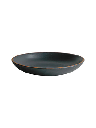 Photo of KINTO TERRA Deep Plate (⌀230mm/9in) (2-Pack) ( Black ) [ KINTO ] [ Plates ]