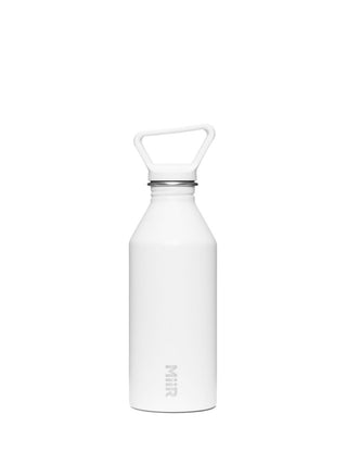 Photo of MiiR Narrow Mouth Single Wall Bottle (20oz/591ml) ( White ) [ MiiR ] [ Hydration Bottles ]