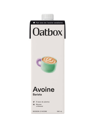 Photo of OATBOX Barista Oat Beverage (946ml/32oz) (6-Pack) ( ) [ Oatbox ] [ Alternative Milks ]